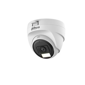 Dahua DH-HAC-T1A21P-U-IL-A 2MP Çift Işıklı Sesli 2.mm 20m IR 4ın1 Dome