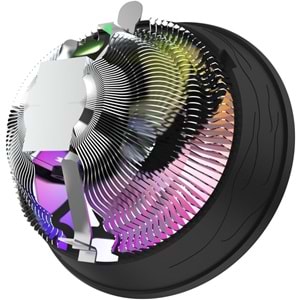 CS-02 Evercool Rainbow 3Pin 12Cm Fan Intel LGA1700/AMD AM5 Uyumlu Hava