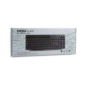 KB-517U Everest F Usb Standart Klavye / Siyah