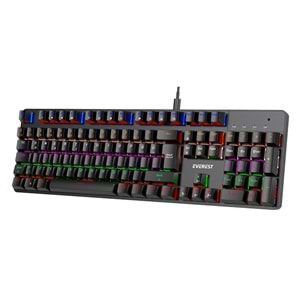 KB-MK1 Everest Lumos USB Rainbow Aydınlatmalı Mekanik Oyuncu Klavye