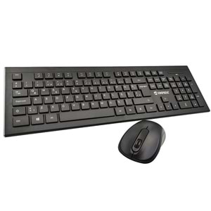 KM-9675 Everest Kablosuz Standart Klavye+Mouse Set