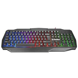 KMX-86 Olivine Everest Usb Siyah RGB Işıklı Oyuncu Klavye+Mouse Set