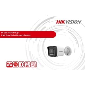 Hikvision DS-2CD1023G2-LIUF 2.8 mm 2 Mp Smart Hybird Bullet Ip Kamera