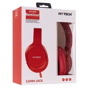 HY-K19 Hytech Reminor Kırmızı Gaming Oyuncu Mikrofonlu Kulaklık