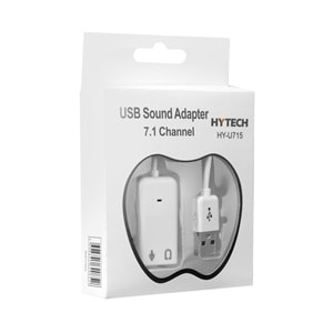 HY-U715 Hytech Ios Uyumlu Usb Ses Kartı 7.1 Dual Chanel