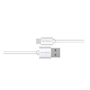 HY-X104 Hytech 0.25M 2A Type-C Beyaz Şarj Kablosu