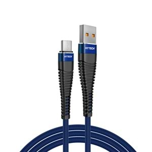 HY-X225 Hytech 1M 3A Micro Usb Data + Şarj Kablosu 3renk