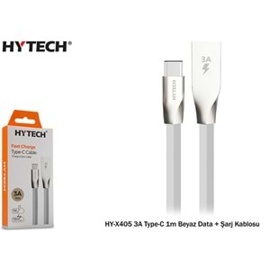 HY-X405 Hytech 1M 3A Type-c Data + Şarj Kablosu