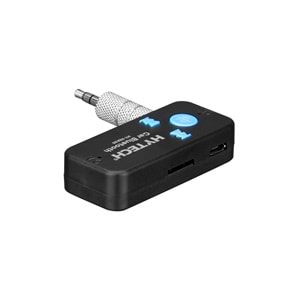 HY-XBA35 Hytech Siyah Aux + Micro SD to Bluetooth Çevirici