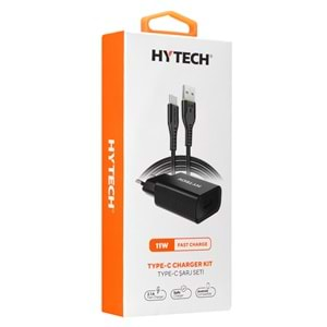 HY-XE26T Hytech 2A Type C Usb Kablo + 2100MA Ev Şarj Seti 11W