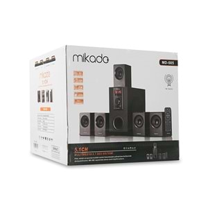 MD-505 MİKADO 70W+10W*5 USB+SD+FM DESTEKLİ SES SİSTEMİ