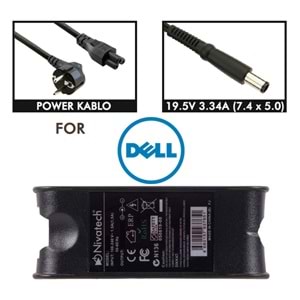 NTC-BC901 19.5V - 3.34A (7.4*5.0) Nivatech Notebook Adaptörü