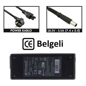 NTC-BC911 19.5V - 7.7A (7.40*5.0) Nivatech Notebook Adaptörü