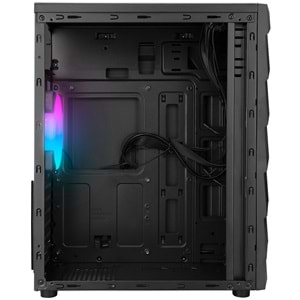 RM-ARC-X Rampage RGB Ledli Acrylic Panel 120mm Fanlı Gaming Kasa