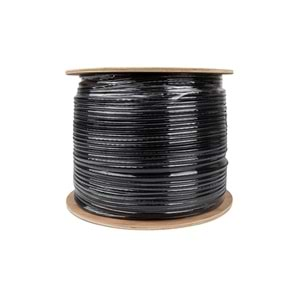 SL-CAT609 Slink 305M 23awg 0.56mm Cca Double Jack Gri+Siyah Cat6 Kablo