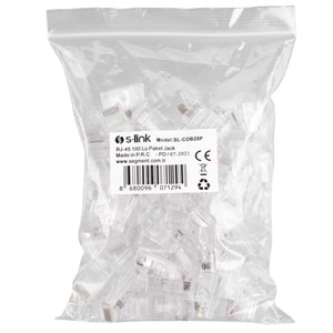 SL-COB20P Slink Rj45 100lü Paket Jack Utp