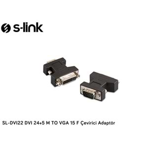 SL-DVI22 Slink Dvı 24+5 M To Vga 15 M Çevirici Adaptör