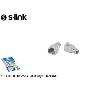 SL-RJ40 Slink Rj45 2li Paket 4 Renk Jack Kılıfı