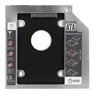 SL-SSD13 Slink Sata To Sata 12,7mm Notebook İçin Extra Hdd Yuva