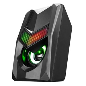 SN-X25 Snopy 2.0 Multimedia Rgb Işıklı 3W*2 Siyah Usb Speaker