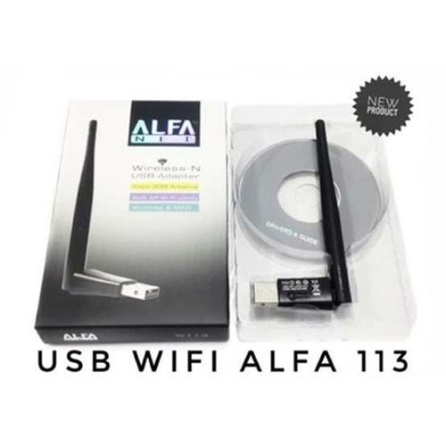 ALF-W113 Alfanet Usb 150Mbps Antenli Kablosuz Adaptör