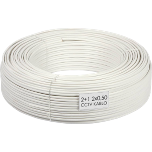 AW-2+1 0.50mm 100 100Mt 0,50mm Cca Cctv Kamera Kablosu
