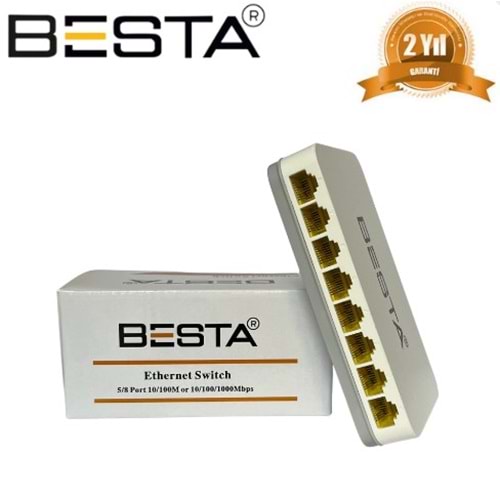 BST-08 BESTA 8 Port 10/100 Switch Box