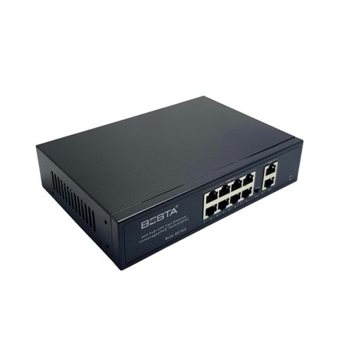 BST-820G BESTA 8 Port 10/100 POE + 2 Port 1000 UPLink Switch