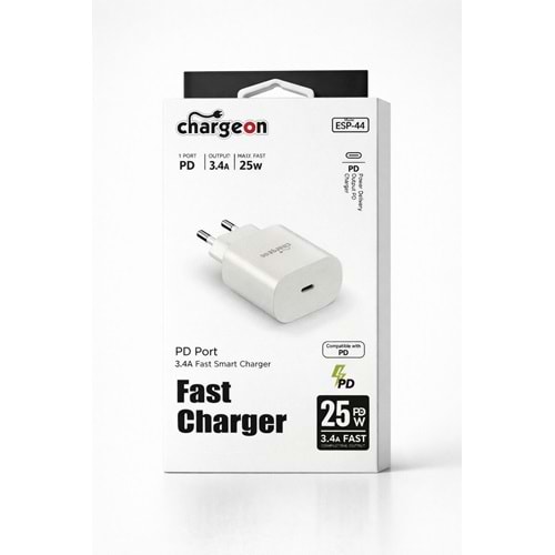 ESP-44 Chargeon 3.4A 25W EV Tipi Şarj Kafa 2 Renk