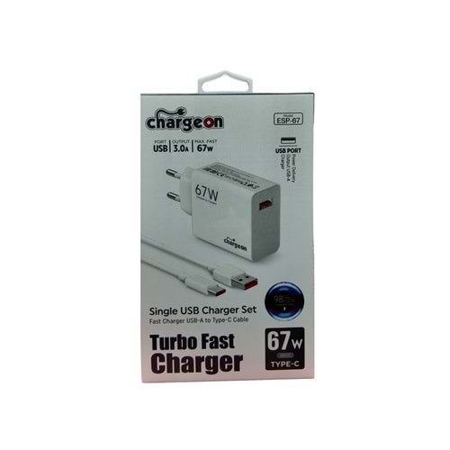 ESP-67 Chargeon 67W TYPE C Set