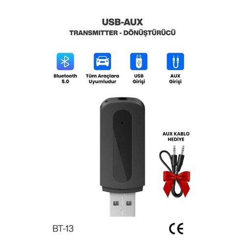 BT-13 Concord Usb 2.0 Bluetooth Adaptör - AKT01517