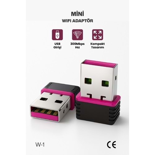 W-1 Concord Mini Wİ-Fİ Adaptör - AKT00229