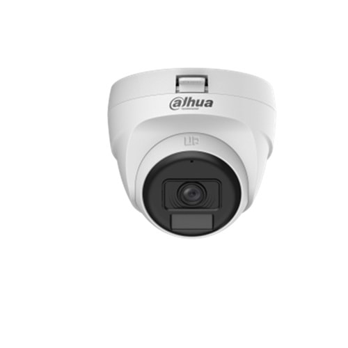 Dahua DH-HAC-T1A21P-U-IL-A 2MP Çift Işıklı Sesli 2.mm 20m IR 4ın1 Dome