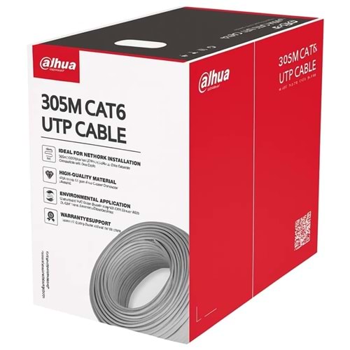 Dahua DH-PFM922I-6UN-C Cat6 CCA GRİ Kablo