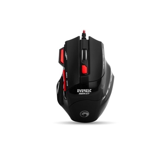 SGM-X7 Everest Usb Siyah Gaming Oyuncu Mouse + Pad