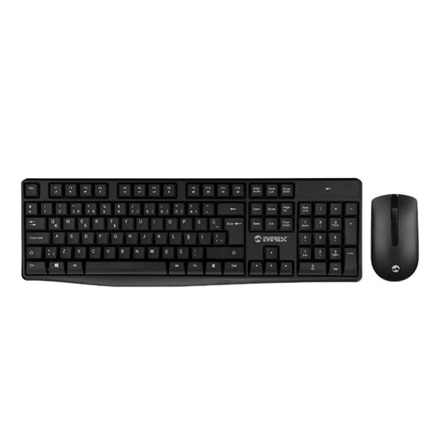 KM-7500 Everest Siyah Q Multimedia Klavye+Mouse Set