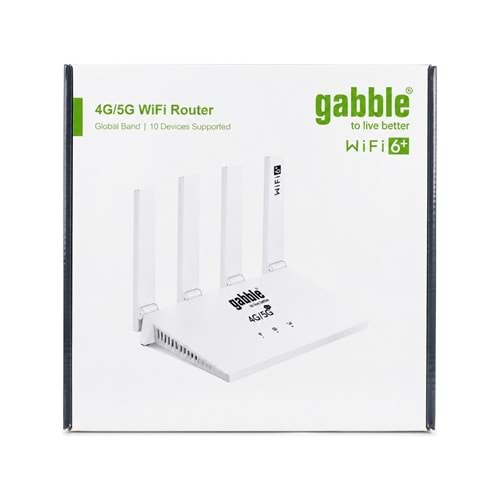 GAB-GB8201 Gabble 4G/5G 1Port 300Mbps SIM Wireless Router