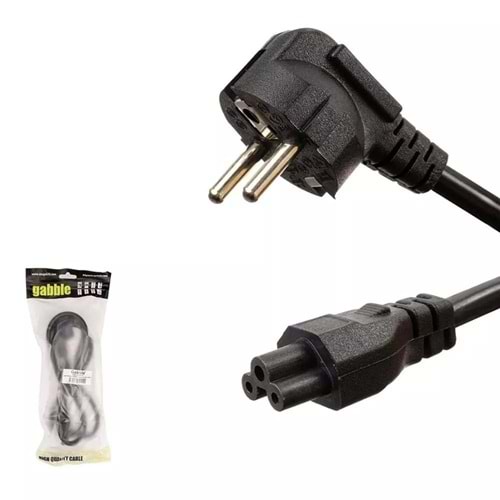 GAB-NYK015 Gabble 1.5M 3*0.75Mm Yonca Power Kablosu (GAB-NPW02)