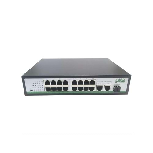 GAB-P162MGS Gabble 16Port 10/100POE+2Port G.bit Uplink+1Port G.bit SFP
