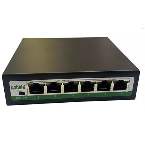 GAB-P42GS Gabble 4Port 10/100/1000 POE + 2Port G.bit SFP Switch