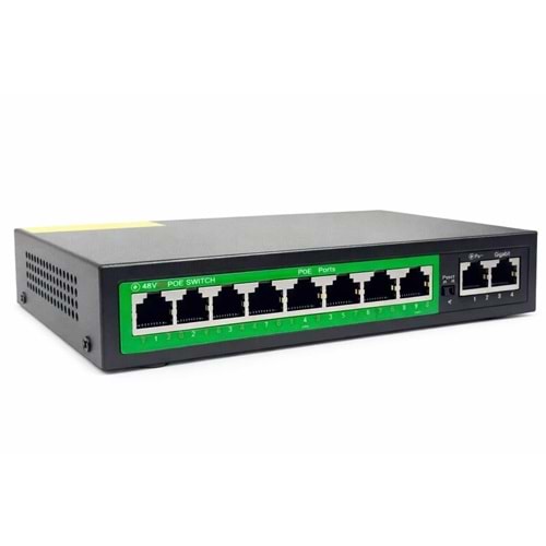 GAB-P82GGS Gabble 4Port G.bit POE+2Port Uplink+2Port G.bit SFP Switch
