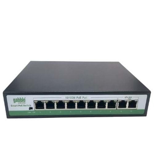 GAB-P82MM Gabble 8+2 Port 10/100 POE Switch