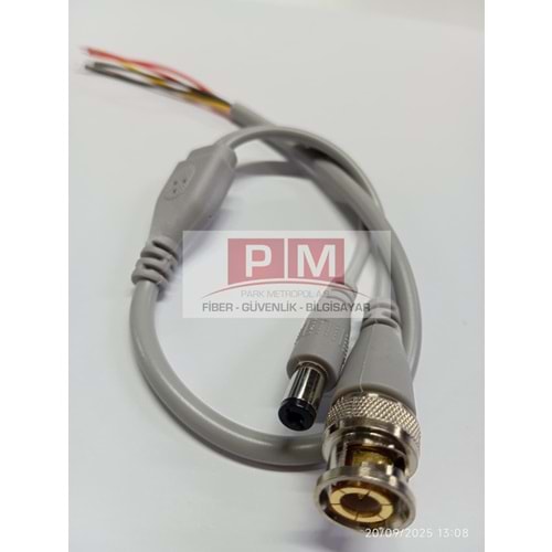 DC-562 Power Jack + Kablolu Hazır BNC