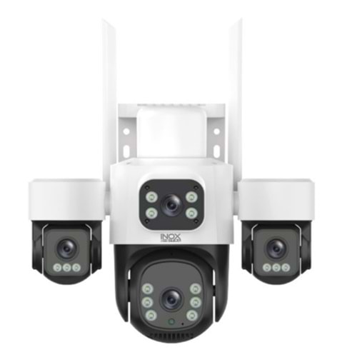 Inox INOX-X114 Wİ-Fİ 4X3MP Lens PTZ Dome Kamera