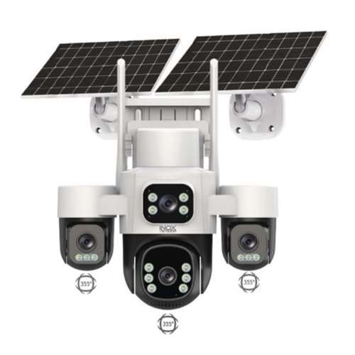 Inox INOX-X24 4G/E-SIM 2+2+2+2 MP (4Lens) Renkli Gece Görüş Solar