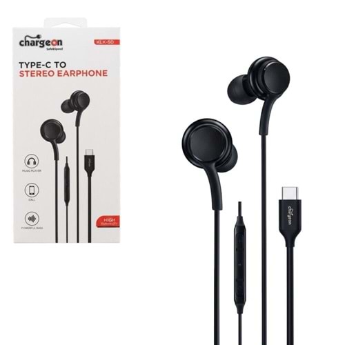 KLK-50 TYPE C Mobil Telefon Uyumlu Mikrofonlu Kulaklık