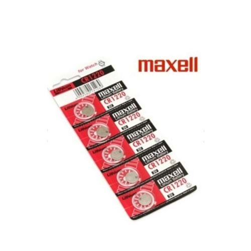 CR-1220 Maxell 1 li Blisterli Bios Pili