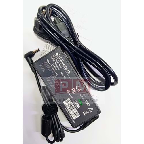 A-1270 Nivatech AC/DC 12V/7A (5,5*2,5mm) Kamera Adaptörü