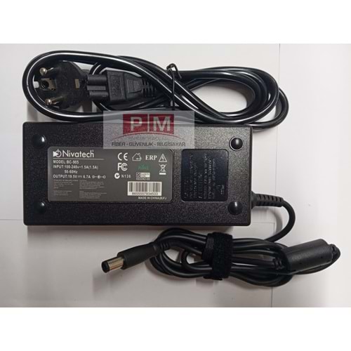 NTC-BC905 19.5V - 6.7A ( 7.4*5.0 ) Nivatech Notebook Aadaptörü