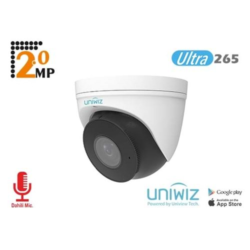 Uniwiz IPC-T312-APKZ 2MP 2.8MM Hd Vf Turret Ip Kamera